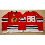 nhl jerseys mitchell and ness 1960-61 chicago blackhawks #88 noname red [throwback]