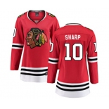 Women Chicago Blackhawks #10 Patrick Sharp Fanatics Branded Red Home Breakaway NHL Jersey