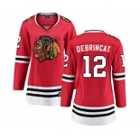 Women Chicago Blackhawks #12 Alex DeBrincat Fanatics Branded Red Home Breakaway NHL Jersey