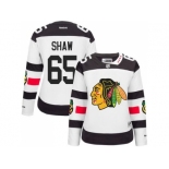 Women Chicago Blackhawks #65 Andrew Shaw White 2016 Stadium Series Stitched NHL Jersey