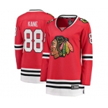 Women Chicago Blackhawks #88 Patrick Kane Fanatics Branded Red Home Breakaway NHL Jersey