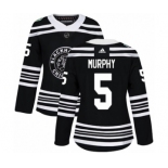 Women's Adidas Chicago Blackhawks #5 Connor Murphy Authentic Black 2019 Winter Classic NHL Jersey