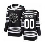 Women's Chicago Blackhawks #00 Clark Griswold Black 2019 Winter Classic Fanatics Branded Breakaway NHL Jersey