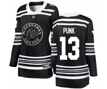 Women's Chicago Blackhawks #13 CM Punk Black 2019 Winter Classic Fanatics Branded Breakaway NHL Jersey