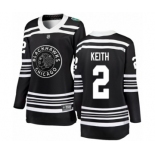 Women's Chicago Blackhawks #2 Duncan Keith Black 2019 Winter Classic Fanatics Branded Breakaway NHL Jersey