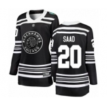 Women's Chicago Blackhawks #20 Brandon Saad Black 2019 Winter Classic Fanatics Branded Breakaway NHL Jersey