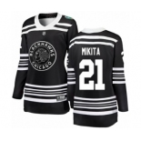 Women's Chicago Blackhawks #21 Stan Mikita Black 2019 Winter Classic Fanatics Branded Breakaway NHL Jersey