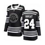 Women's Chicago Blackhawks #24 Martin Havlat Black 2019 Winter Classic Fanatics Branded Breakaway NHL Jersey