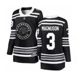 Women's Chicago Blackhawks #3 Keith Magnuson Black 2019 Winter Classic Fanatics Branded Breakaway NHL Jersey