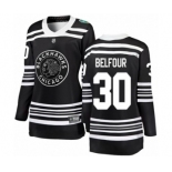 Women's Chicago Blackhawks #30 ED Belfour Black 2019 Winter Classic Fanatics Branded Breakaway NHL Jersey