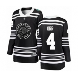 Women's Chicago Blackhawks #4 Bobby Orr Black 2019 Winter Classic Fanatics Branded Breakaway NHL Jersey