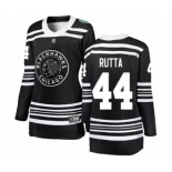 Women's Chicago Blackhawks #44 Jan Rutta Black 2019 Winter Classic Fanatics Branded Breakaway NHL Jersey