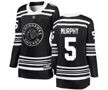 Women's Chicago Blackhawks #5 Connor Murphy Black 2019 Winter Classic Fanatics Branded Breakaway NHL Jersey