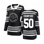 Women's Chicago Blackhawks #50 Corey Crawford Black 2019 Winter Classic Fanatics Branded Breakaway NHL Jersey