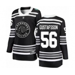 Women's Chicago Blackhawks #56 Erik Gustafsson Black 2019 Winter Classic Fanatics Branded Breakaway NHL Jersey