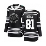 Women's Chicago Blackhawks #81 Marian Hossa Black 2019 Winter Classic Fanatics Branded Breakaway NHL Jersey