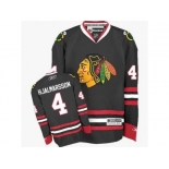 Women's Reebok Chicago Blackhawks #4 Bobby Orr Premier Black Third NHL Jersey