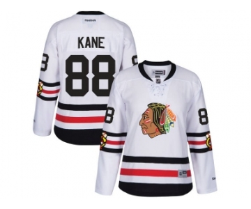 Women's Reebok Chicago Blackhawks #88 Patrick Kane 2017 Winter Classic White Stitched NHL Jersey