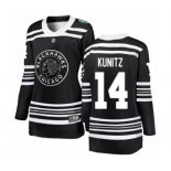 omen's Chicago Blackhawks #14 Chris Kunitz Black 2019 Winter Classic Fanatics Branded Breakaway NHL Jersey