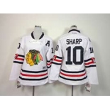 women nhl jerseys chicago blackhawks #10 sharp white[2015 winter classic]