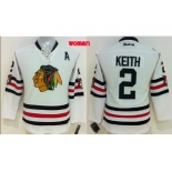 women nhl jerseys chicago blackhawks #2 keith white[2015 winter classic]