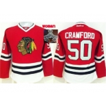 women nhl jerseys chicago blackhawks #50 crawford red[2015 Stanley cup champions]