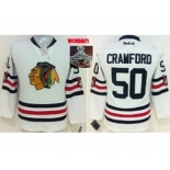 women nhl jerseys chicago blackhawks #50 crawford white[2015 winter classic][2015 Stanley cup champions]