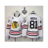 women nhl jerseys chicago blackhawks #81 hossa white[2015 winter classic][2015 stanley cup]