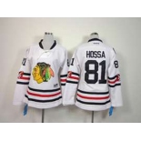 women nhl jerseys chicago blackhawks #81 hossa white[2015 winter classic]