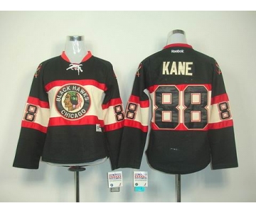 women nhl jerseys chicago blackhawks #88 kane balck