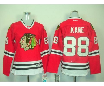 women nhl jerseys chicago blackhawks #88 kane red