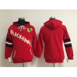 women nhl jerseys chicago blackhawks blank red[pullover hooded sweatshirt]