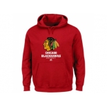 Chicago Blackhawks Majestic Red Critical Victory VIII Fleece Hoodie