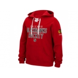 Chicago Blackhawks Reebok Stitch Red Em Up Lace Hoodie