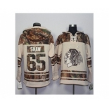 Men's Chicago Blackhawks #65 Andrew Shaw Cream Camo Stitched NHL Jersey