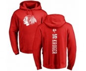 NHL Adidas Chicago Blackhawks #16 Marcus Kruger Red One Color Backer Pullover Hoodie