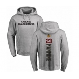 NHL Adidas Chicago Blackhawks #23 Brandon Manning Ash Backer Pullover Hoodie