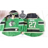 NHL Chicago Blackhawks #27 Johnny Oduya Green St. Patrick's Day McNary Lace Hoodie 2015 Stanley Cup Stitched Jerseys