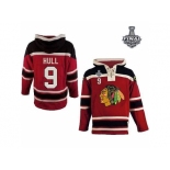 NHL Chicago Blackhawks #9 Bobby Hull Red Sawyer Hooded Sweatshirt 2015 Stanley Cup Stitched Jerseys