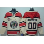 NHL Jersey Chicago Blackhawks #00 Clark Griswold Cream Sawyer Hooded Sweatshirt Stitched