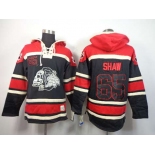 nhl jerseys chicago blackhawks #65 shaw red-black[pullover hooded sweatshirt][the skeleton head]