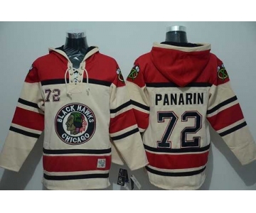 nhl jerseys chicago blackhawks #72 panarin red-cream[pullover hooded sweatshirt]