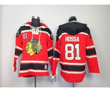 nhl jerseys chicago blackhawks #81 hossa red[pullover hooded sweatshirt]