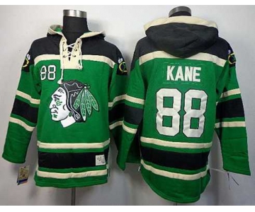 nhl jerseys chicago blackhawks #88 kane green[pullover hooded sweatshirt]