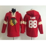 nhl jerseys chicago blackhawks #88 kane red-cream[pullover hooded sweatshirt]