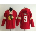 nhl jerseys chicago blackhawks #9 hull red-cream-1[pullover hooded sweatshirt]