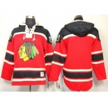 nhl jerseys chicago blackhawks red[pullover hooded sweatshirt]