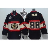 NHL Youth Blackhawks #88 Patrick Kane Black New Third 2015 Stanley Cup Stitched Jerseys