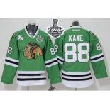 NHL Youth Blackhawks #88 Patrick Kane Green 2015 Stanley Cup Stitched Jerseys