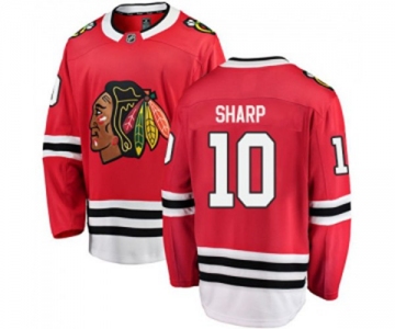 Youth Chicago Blackhawks #10 Patrick Sharp Fanatics Branded Red Home Breakaway NHL Jersey